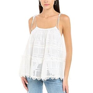 ⚘️TOCCIN Eyelet Lace Swing Top⚘️